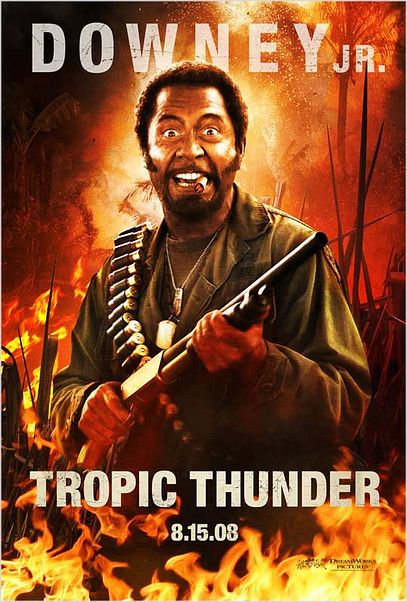 Tonnerre sous les Tropiques : Affiche Ben Stiller, Kirk Lazarus, Robert Downey Jr.