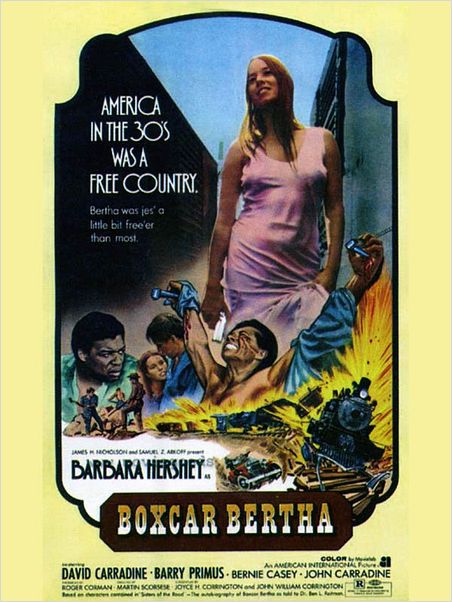 Bertha Boxcar : affiche Martin Scorsese