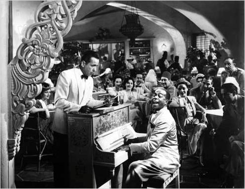 Casablanca : photo Dooley Wilson, Humphrey Bogart, Michael Curtiz