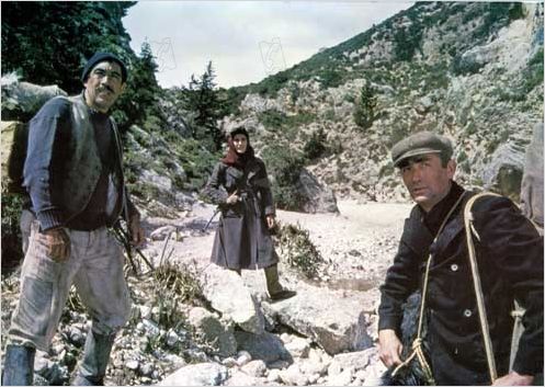 Les Canons de Navarone : photo Anthony Quinn, Gregory Peck, Irène Papas, Jack Lee Thompson