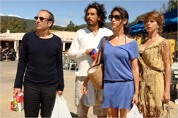 Les Randonneurs à Saint-Tropez : photo Géraldine Pailhas, Karin Viard, Philippe Harel, Vincent Elbaz