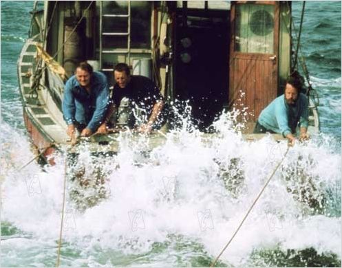 Les Dents de la Mer : Photo Robert Shaw, Roy Scheider, Steven Spielberg