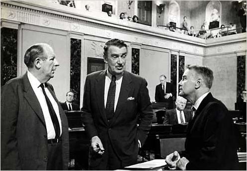 Tempête à Washington : photo Otto Preminger, Walter Pidgeon