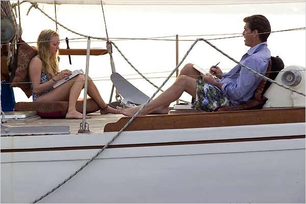 Mamma Mia ! : photo Amanda Seyfried, Phyllida Lloyd, Pierce Brosnan