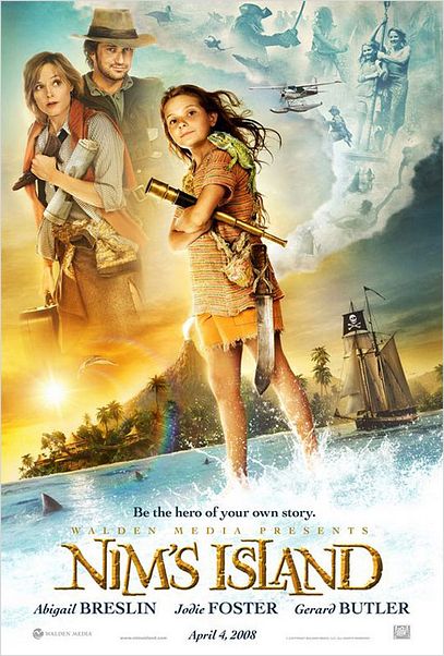 L'Ile de Nim : Affiche Abigail Breslin, Gerard Butler, Jennifer Flackett, Jodie Foster