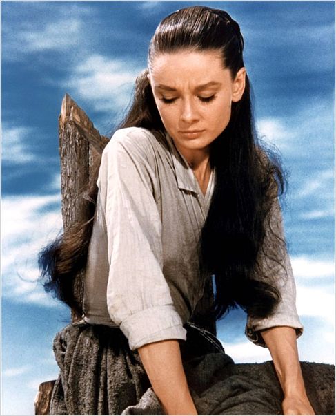 Le Vent de la plaine : Photo Audrey Hepburn, John Huston