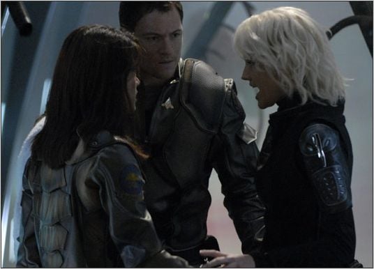 Battlestar Galactica : Photo Grace Park, Tahmoh Penikett, Tricia Helfer