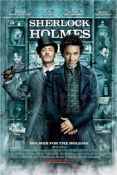 Sherlock Holmes : Affiche Guy Ritchie, Jude Law, Robert Downey Jr.