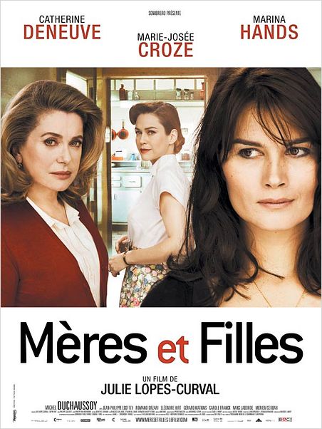 Mères et filles : affiche Catherine Deneuve, Julie Lopes-Curval, Marina Hands