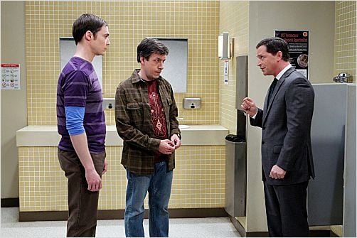 The Big Bang Theory : photo Jim Parsons, John Ross Bowie, Joshua Malina