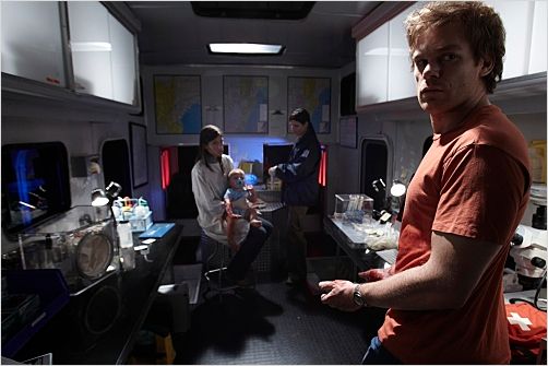 Dexter : Photo Jennifer Carpenter, Michael C. Hall