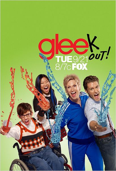 Glee : Photo Jane Lynch, Jenna Ushkowitz, Kevin McHale, Matthew Morrison
