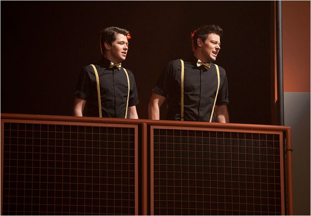 Glee : photo Cory Monteith, Damian McGinty