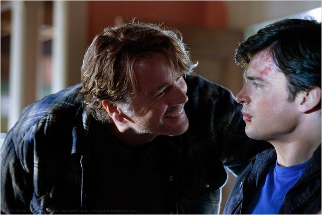 Smallville : photo John Schneider, Tom Welling
