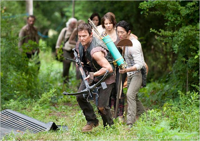 Photo Andrew Lincoln, Lauren Cohan, Norman Reedus, Sarah Wayne Callies, Steven Yeun