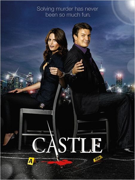 Castle : photo Nathan Fillion, Stana Katic