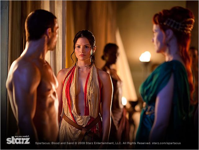 Spartacus : Le sang des gladiateurs : photo Andy Whitfield, Lucy Lawless