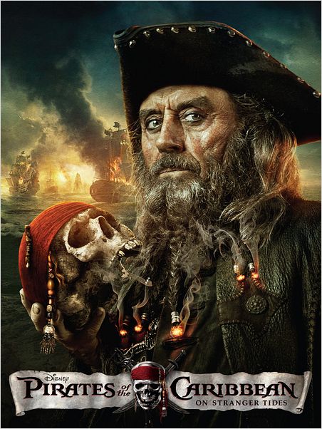 Pirates des Caraïbes : la Fontaine de Jouvence : affiche Rob Marshall