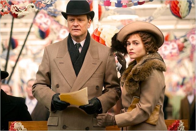 Le Discours d'un roi : photo Colin Firth, Helena Bonham Carter, Tom Hooper