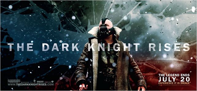 The Dark Knight Rises : Affiche Christopher Nolan, Tom Hardy