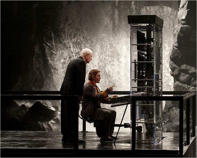 The Dark Knight Rises : Photo Christian Bale, Christopher Nolan, Michael Caine