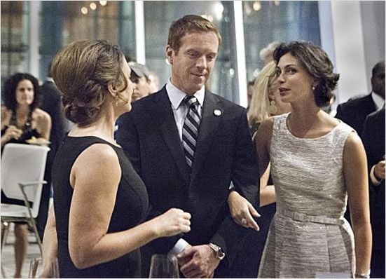 Homeland : photo Damian Lewis, Morena Baccarin