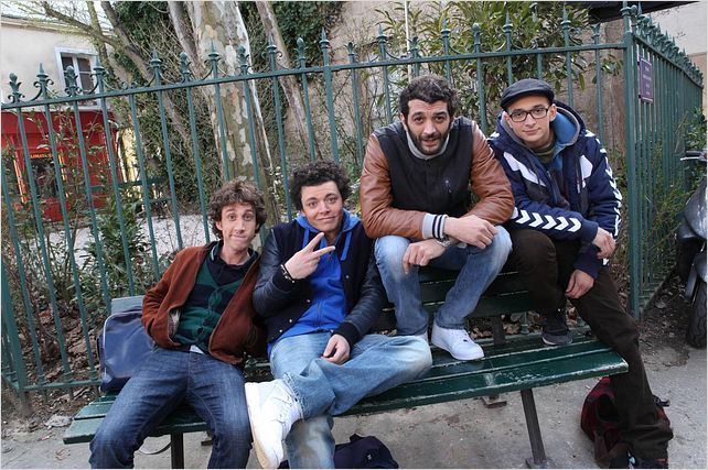 Photo Gaël Cottat, Kev Adams, Ramzy Bedia, William Lebghil