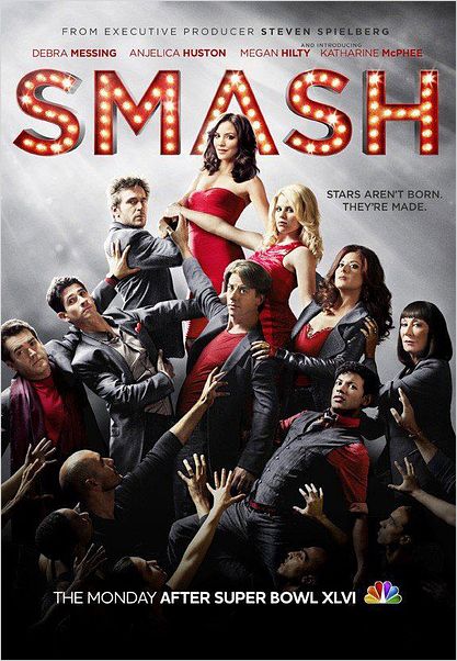 Smash : Photo Anjelica Huston, Brian d'Arcy James, Christian Borle, Debra Messing, Jack Davenport