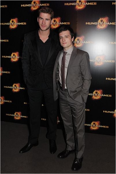Hunger Games : photo Gary Ross, Josh Hutcherson, Liam Hemsworth