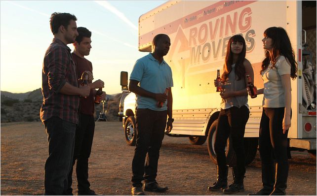 New Girl : photo Hannah Simone, Jake M. Johnson, Lamorne Morris, Max Greenfield, Zooey Deschanel