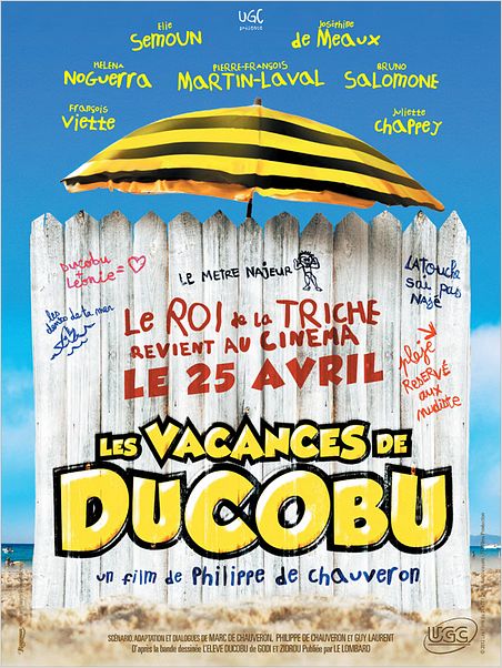 Les Vacances de Ducobu : affiche