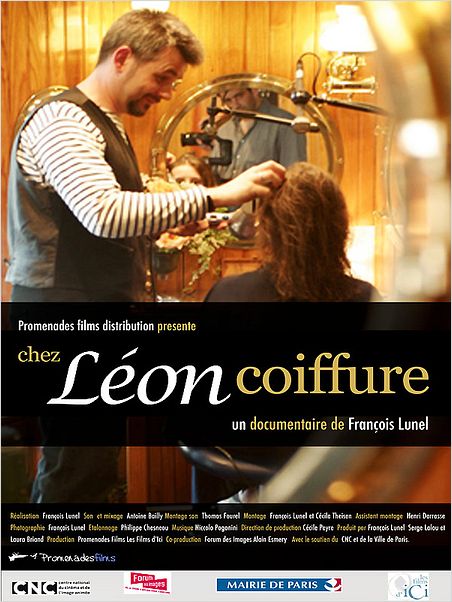 Chez Léon Coiffure : affiche