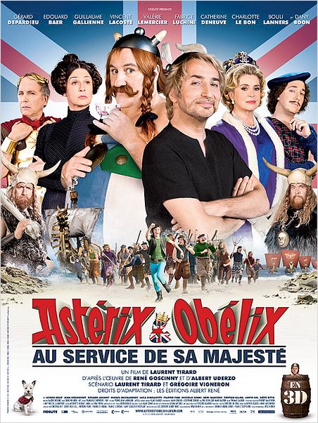 Astérix et Obélix : au service de Sa Majesté : affiche