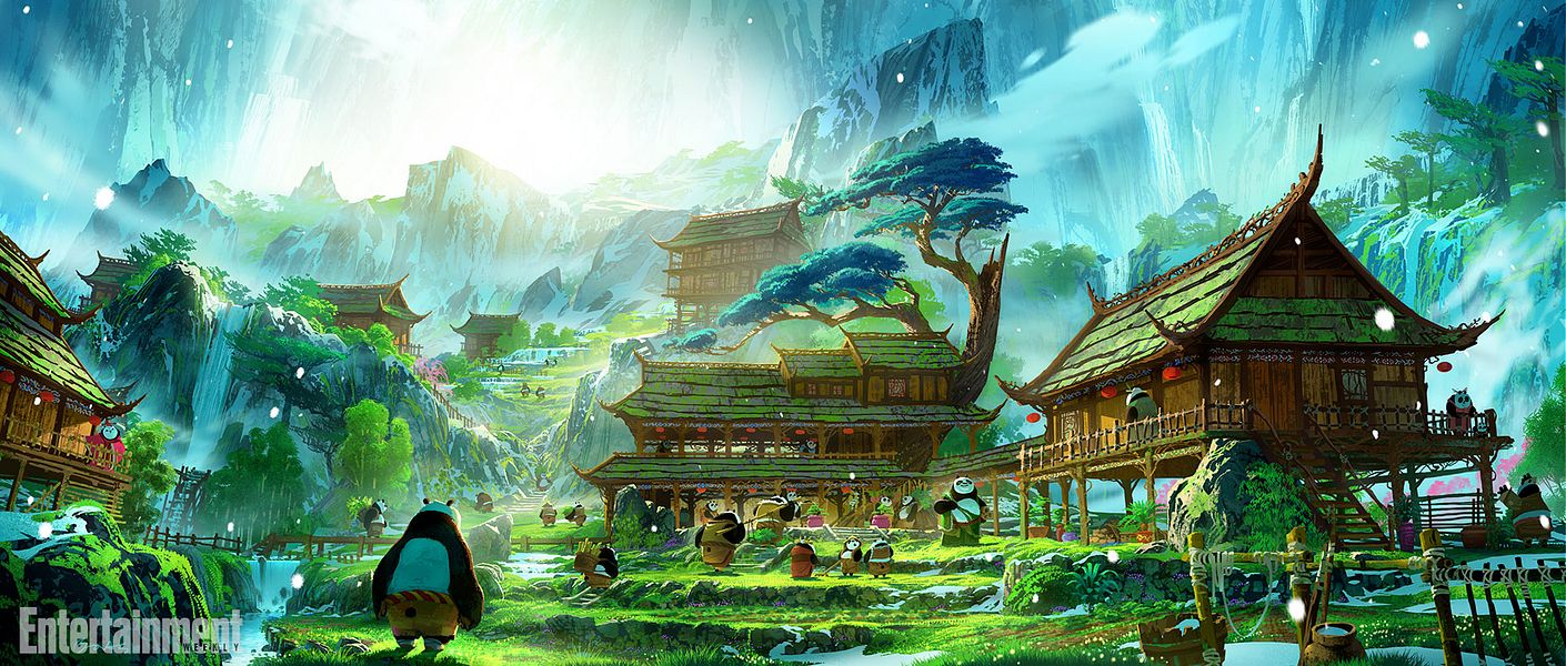 Kung Fu Panda 3 : les concept arts