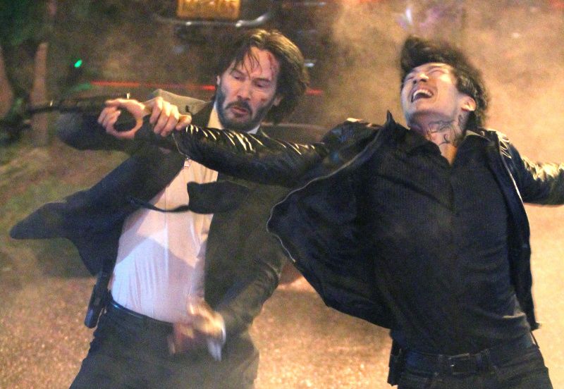 John Wick 2 : Keanu Reeves en action sur le tournage