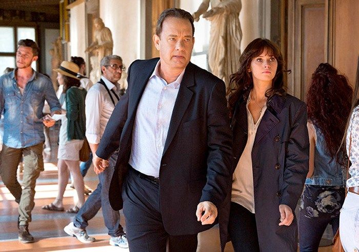 Tom Hanks (Robert Langdon) et Felicity Jones (Dr. Sienna Brooks)