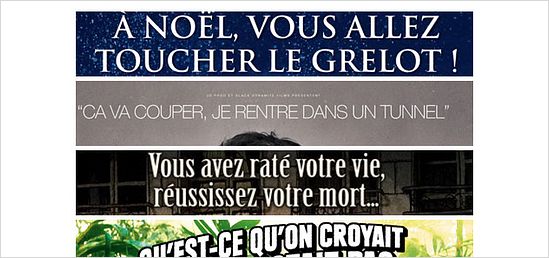 2012 : les meilleures taglines !