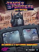 poster de The Transformers: The Movie 40th Anniversary