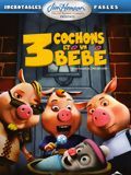 poster de 3 cochons et un bébé