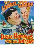 poster de Laurel et Hardy en croisiere