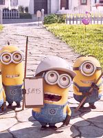 poster de Minions en herbe