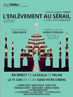 poster de L'Enlèvement au Sérail - All'Opera (CGR Events)