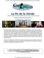 poster de La Fin de la viande
