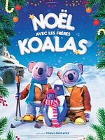 poster de Noël avec les frères Koalas