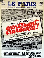 poster de Avortement clandestin !