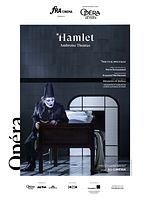 poster de Hamlet (Opéra de Paris)