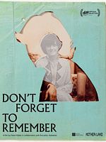 poster de Don't Forget to Remember