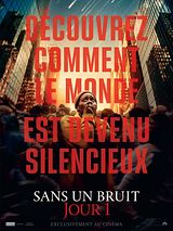 Affiche de Sans un bruit: jour 1, film à voir en streaming sur Pygargue