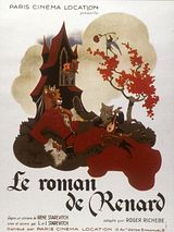 Affiche de Le Roman de Renart, film à voir en streaming sur Pygargue