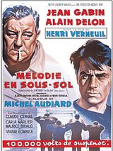 Affiche de Mélodie en sous-sol, film à voir en streaming sur Pygargue